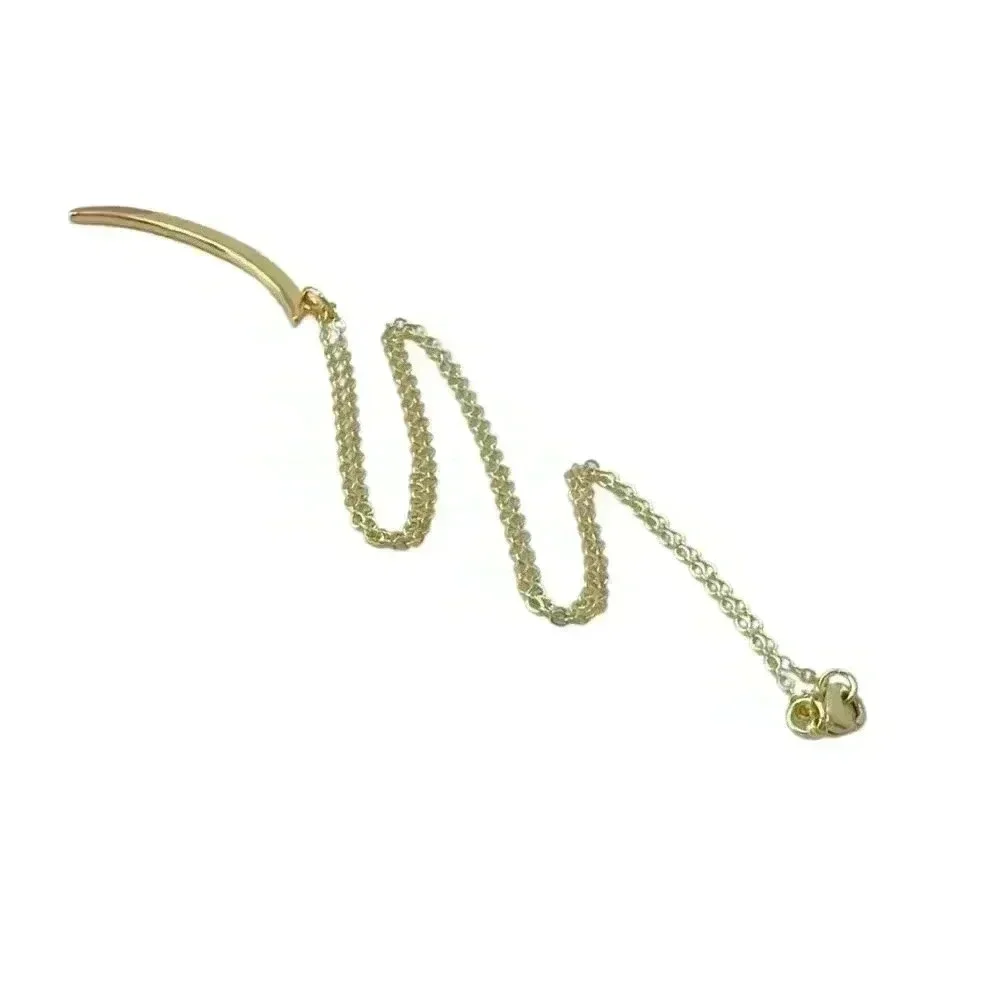 Crescent moon necklace made with love